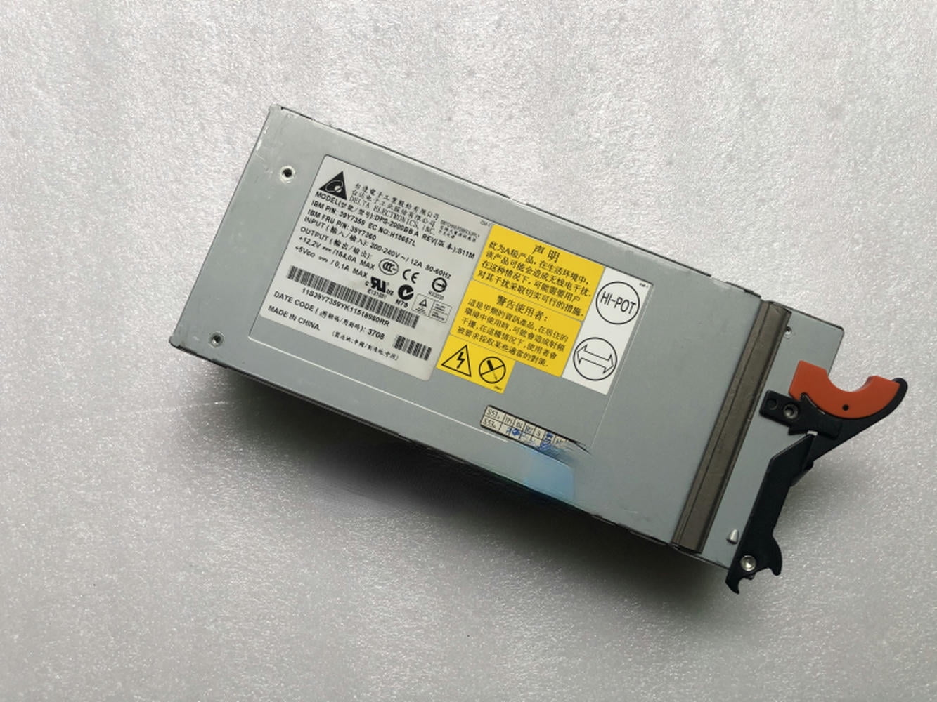 For 8677 HS20 Power Supply DPS-2000BB A 12v 2000w Power Supply 24R2710