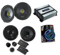 HA-A400.4 800W Sub Amp, Kicker 46CSC654 6.5Range Speakers & SQK8 600W Amp Kit