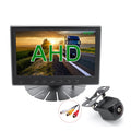 HD 1920*1080 7 Inch IPS Screen AHD Car Parking Monitor With AHD 1080P Fisheye Lens Rear View Backup Camera