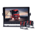 HD 1920*1080P 7 Inch IPS Screen 2CH Truck Bus Vehicle Parking Monitor With 2CH Starlight Night Vision Reverse Backup AHD Camera