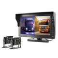 HD AHD 1080P 8 Inch IPS Truck Bus Vehicle DVR Recorder Parking Monitor With 2 Channels Front Rear View IR Infrared LED Camera