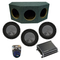 Harmony Audio R124 Triple 12Subwoofer Loaded 1800 Watt Sub Box & CXA800.1 Amp