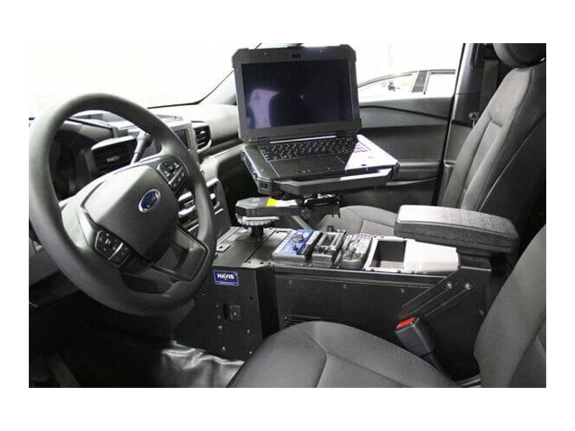 Havis - Pole mount for car console - internal - black