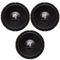 Hifonics 12800 Watt 4 Ohm DVC Car Audio Subwoofer Power Bass Sub (3 Pack)