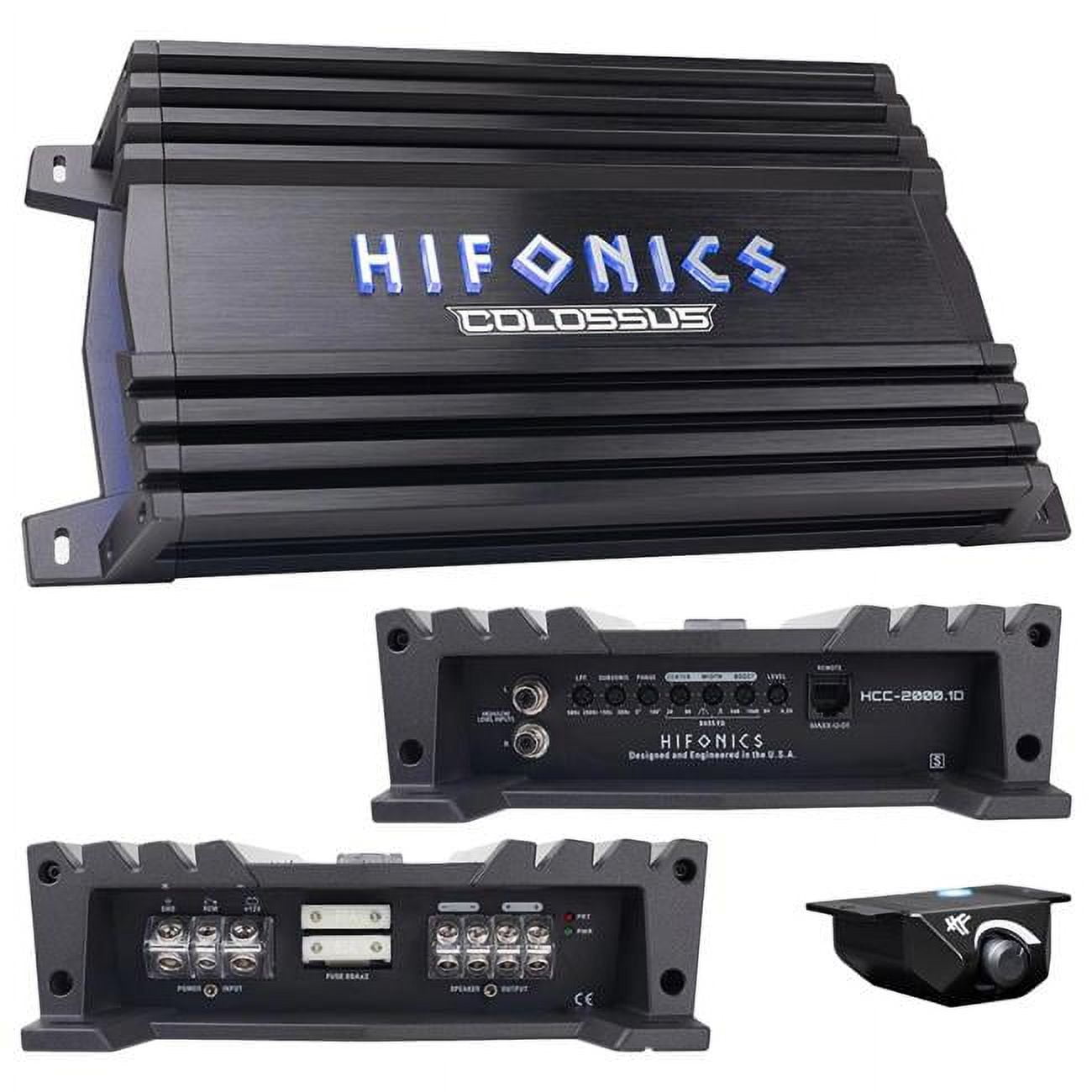 Hifonics HCC-2500.1D 2500 Watts Mono Car Audio Amplifier COLOSSUS Classic Amp