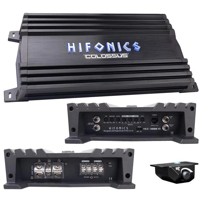 Hifonics HCC-3000.1D 3000 Watts Mono Car Audio Amplifier COLOSSUS Classic Amp