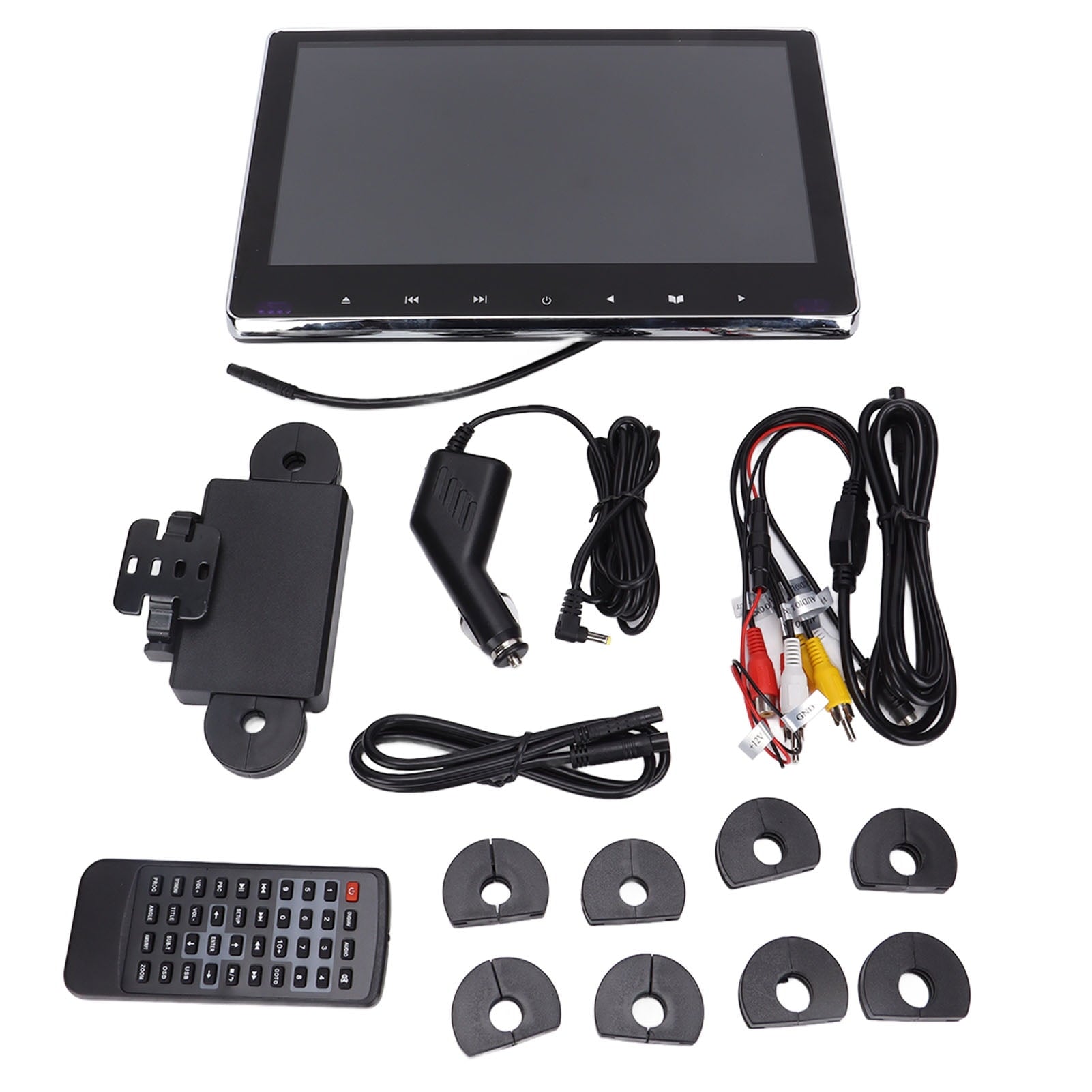 JD?116HD Car Headrest Panel 11.6 Inch Digital TFT LCD Panel 1080P HD DVD with Remote Control
