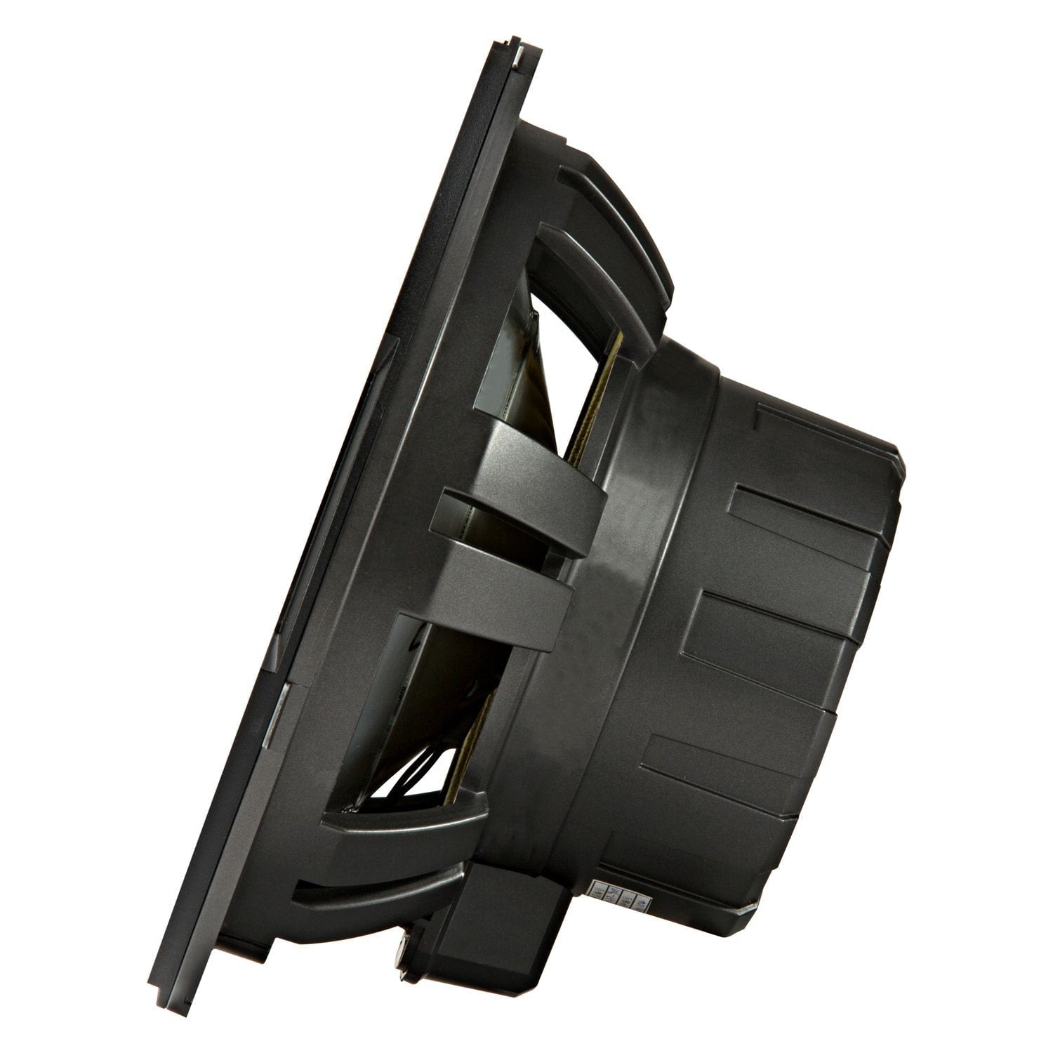 KICKER 45KM122 - KM Series 350W 2-Ohm 12Black/Silver Flush Mount SVC Subwoofer
