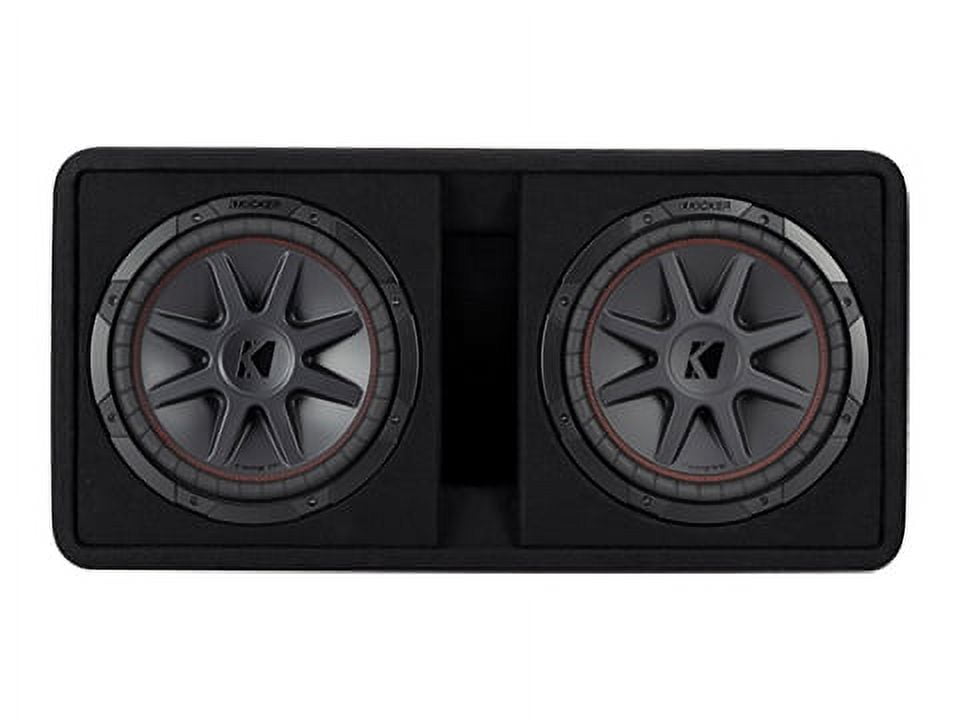 KICKER 48DCVR122 CompVR 122 Ohm 1600W Max Power Dual Car Audio Subwoofer