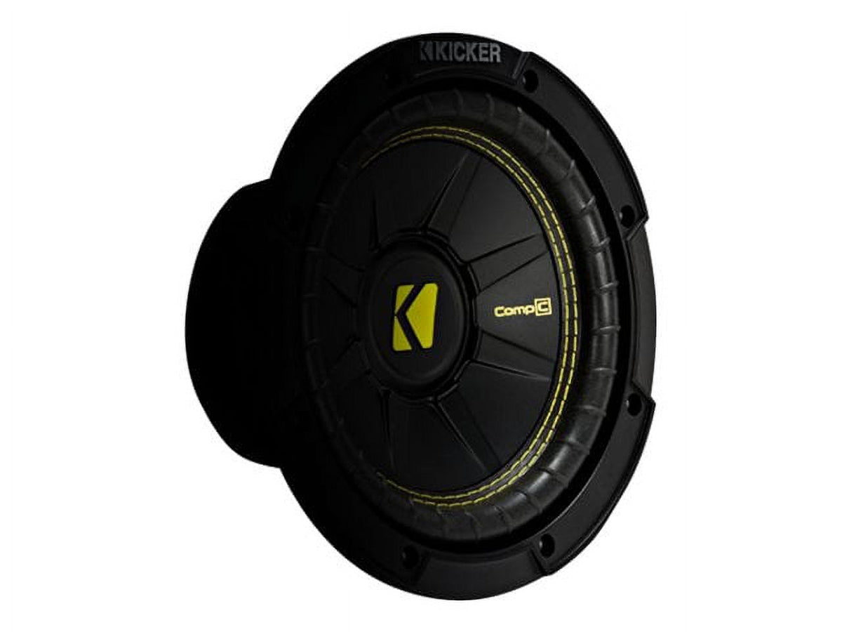 KICKER CompC 15 Inch Dual 4 Ohm 600W RMS Power Car Audio Subwoofer, Black