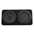 KICKER CompRT 10 Inch Dual 2 Ohm 400W RMS Power Car Subwoofer Enclosure