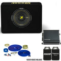 Kicker Black CompC 10 Truck Bass Amplifier with Wire Kit