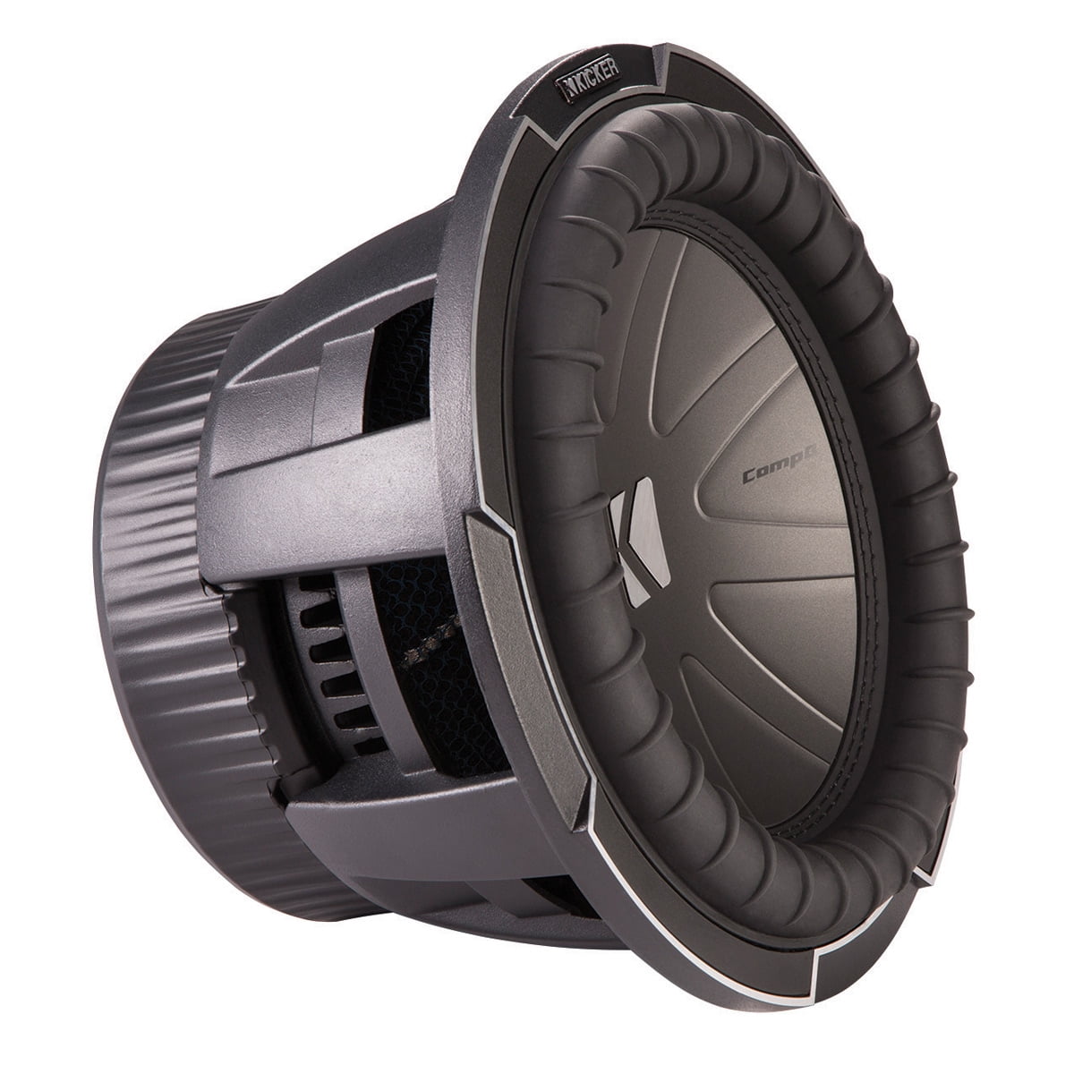 Kicker 42CWQ102 10CompQ Subwoofer w/ Dual 2-Ohm Voice Coils