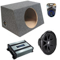 Kicker 43C154 15300W RMS 4 Ohm Sub, HA-A400.1 800W Amp & 115H Sub Box