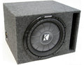 Kicker 43CVR122 12CompVR 400W RMS 2 Ohm Sub & 112VH Single 12Sub Box