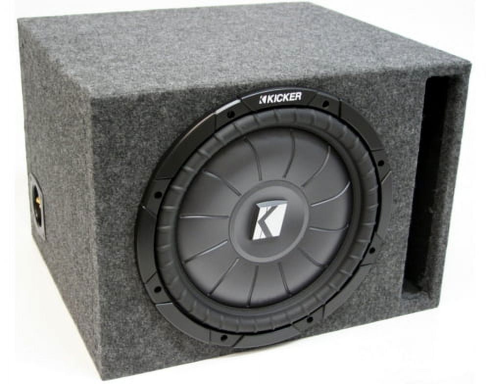 Kicker 43CVR122 12CompVR 400W RMS 2 Ohm Sub & 112VH Single 12Sub Box