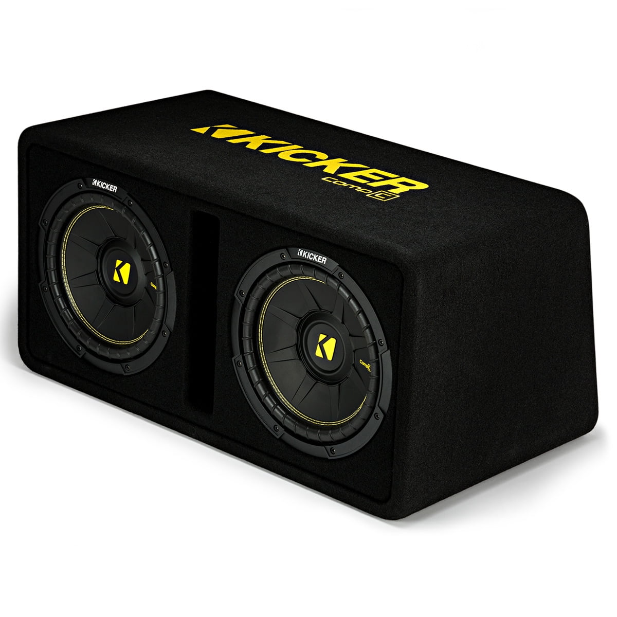 Kicker 44DCWC102 Dual 10-Inch CompC 2-Ohm Subwoofer Enclosure