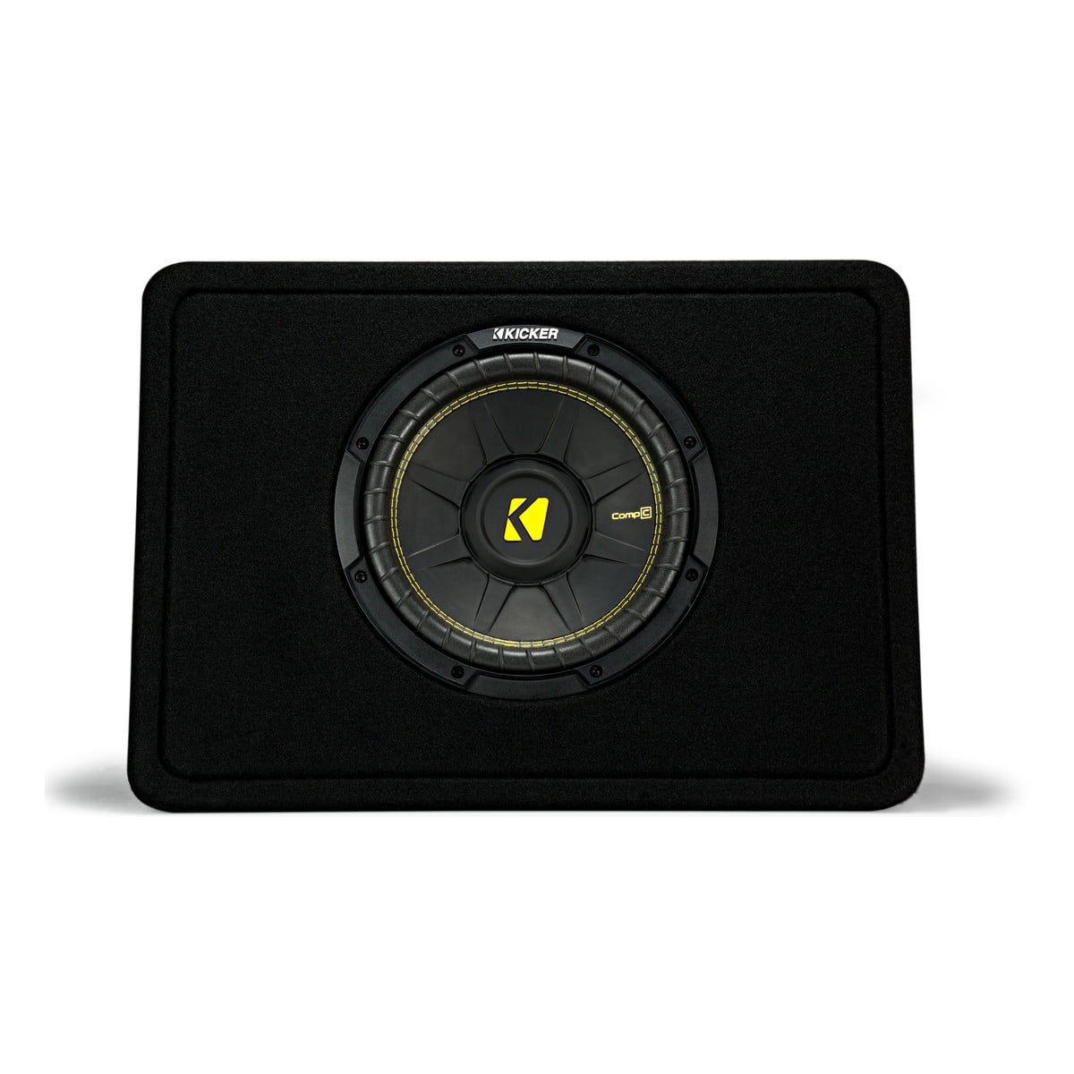 Kicker 44TCWC102 10CompC 300-Watt 2-ohm Subwoofer in Thin-Profile Box