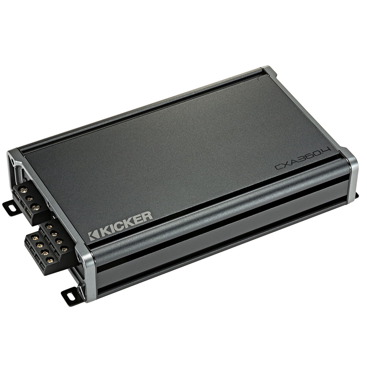 Kicker 46CXA3604T 4-Channel Full Range Amp Vehicle Audio Amplifier, Black, 3 lbs