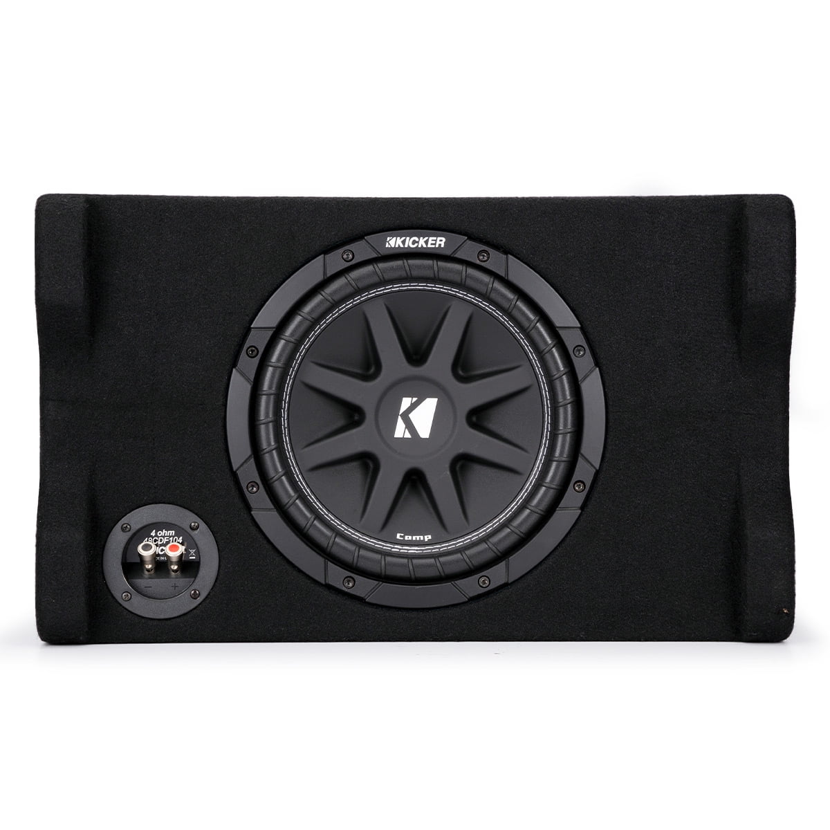 Kicker 48CDF104 Comp 10Down-Firing Loaded Subwoofer Enclosure