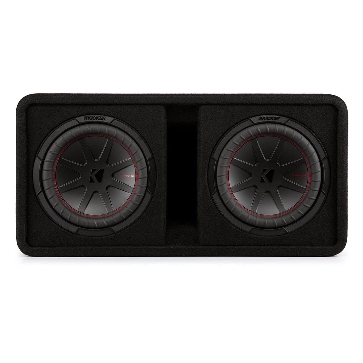 Kicker 48DCWR102 CompR Dual 102-Ohm Subwoofer Enclosure