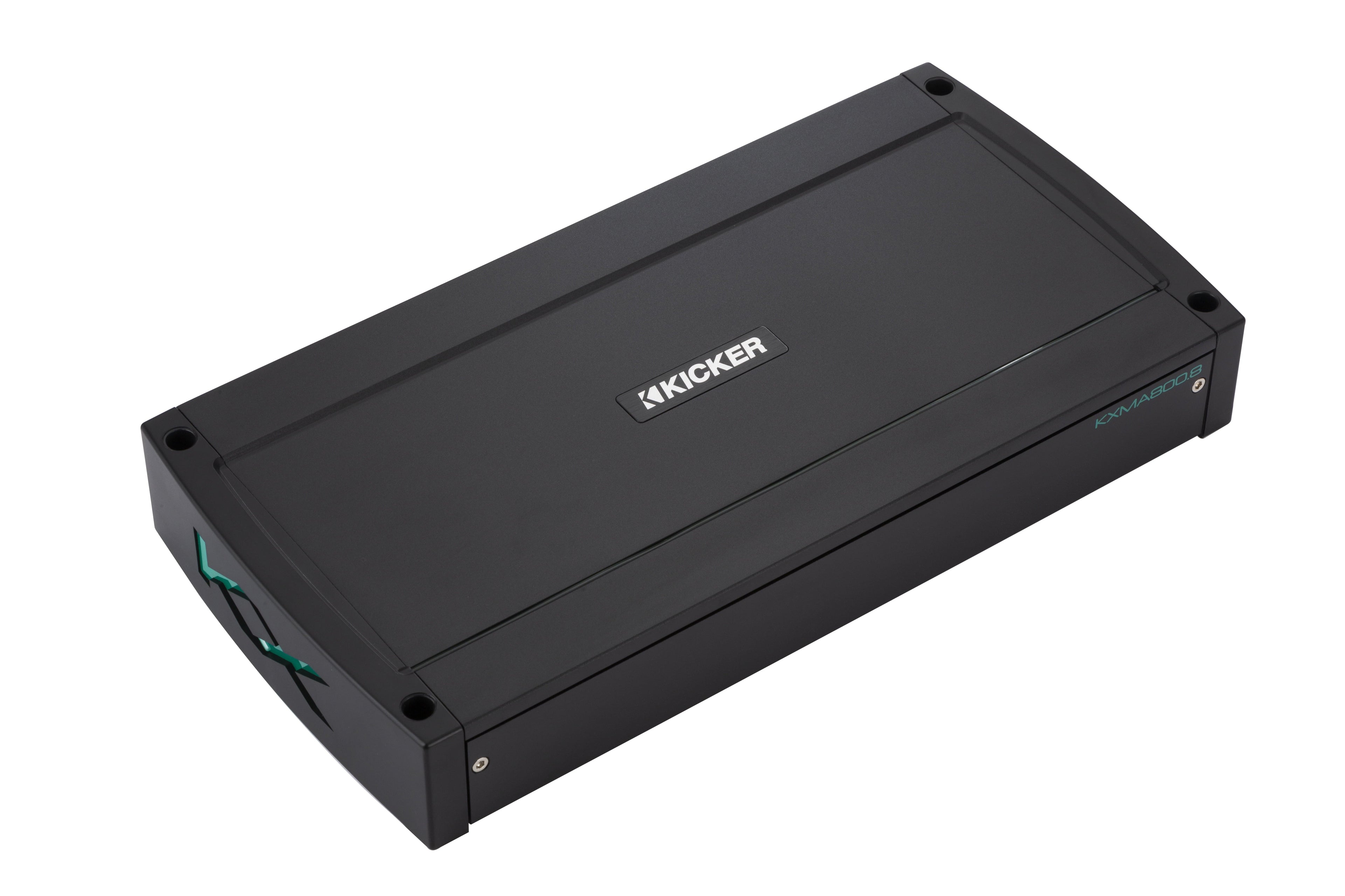 Kicker 48KXMA8008 800 Watts RMS KXM Series Class-D 8-Channel 2-Ohm Stable Marine Amplifier