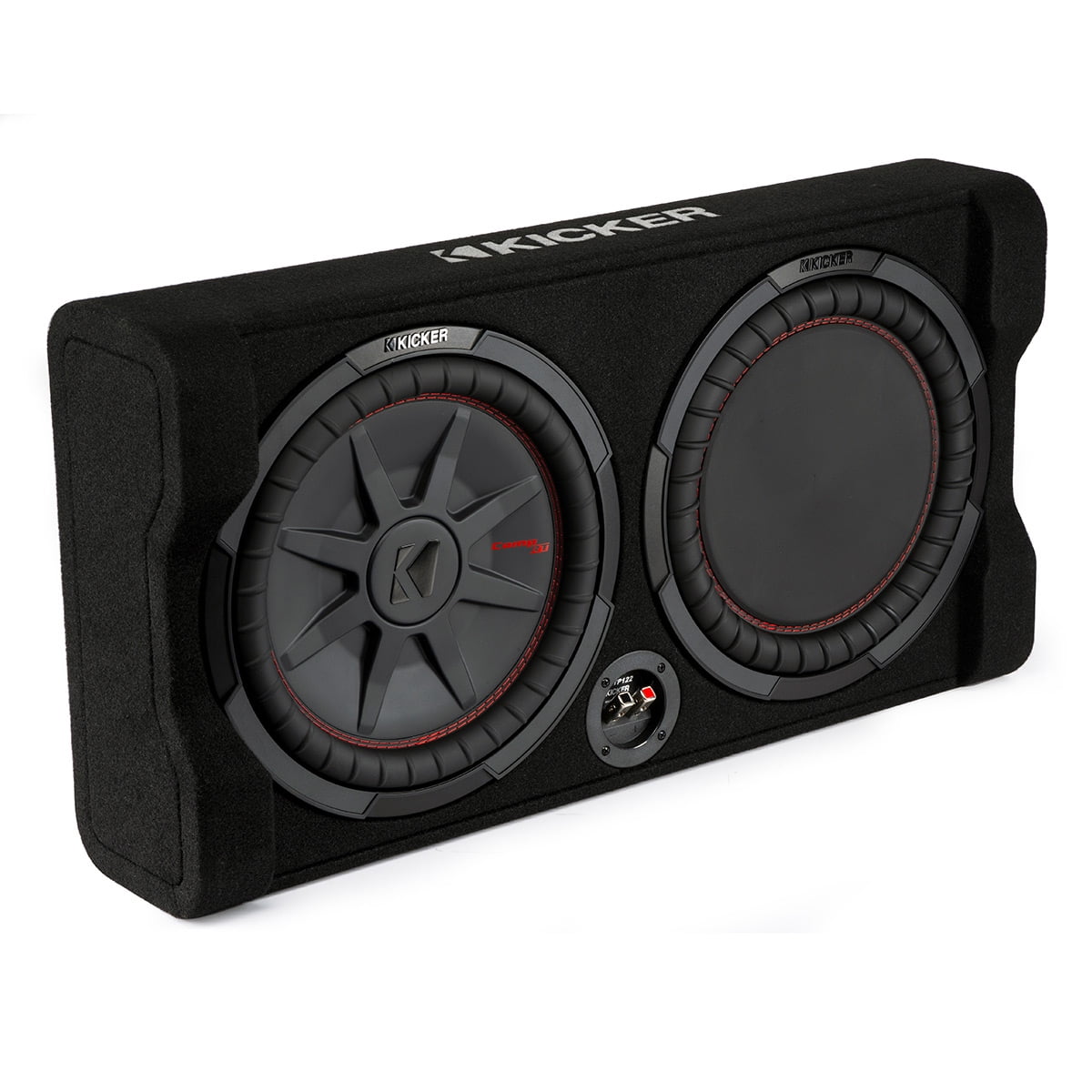 Kicker 48TRTP122 Down-Firing 12CompRT 2-Ohm Subwoofer Enclosure