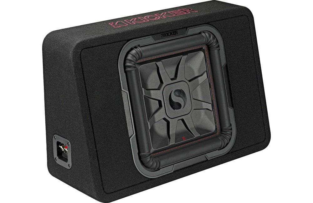 New Kicker 49L7TDF122 12Down-Firing Loaded Subwoofer Enclosure with 600 Watts RMS