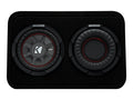 Kicker CompRT Thin Profile 6.75 Inch 2 Ohm Subwoofer Vented Enclosure Speaker