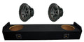 Kicker Honda Ridgeline 05-12 43CVR104 CVR10 Series 350W Sub & ASC Box Enclosure