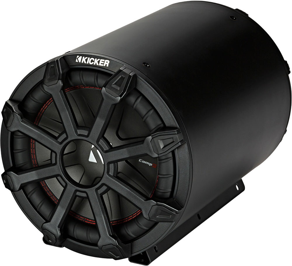 Kicker TB 45CWTB102 10 Inch 800W Max 2 Ohm Enclosed Tube Reflex CompR Subwoofer