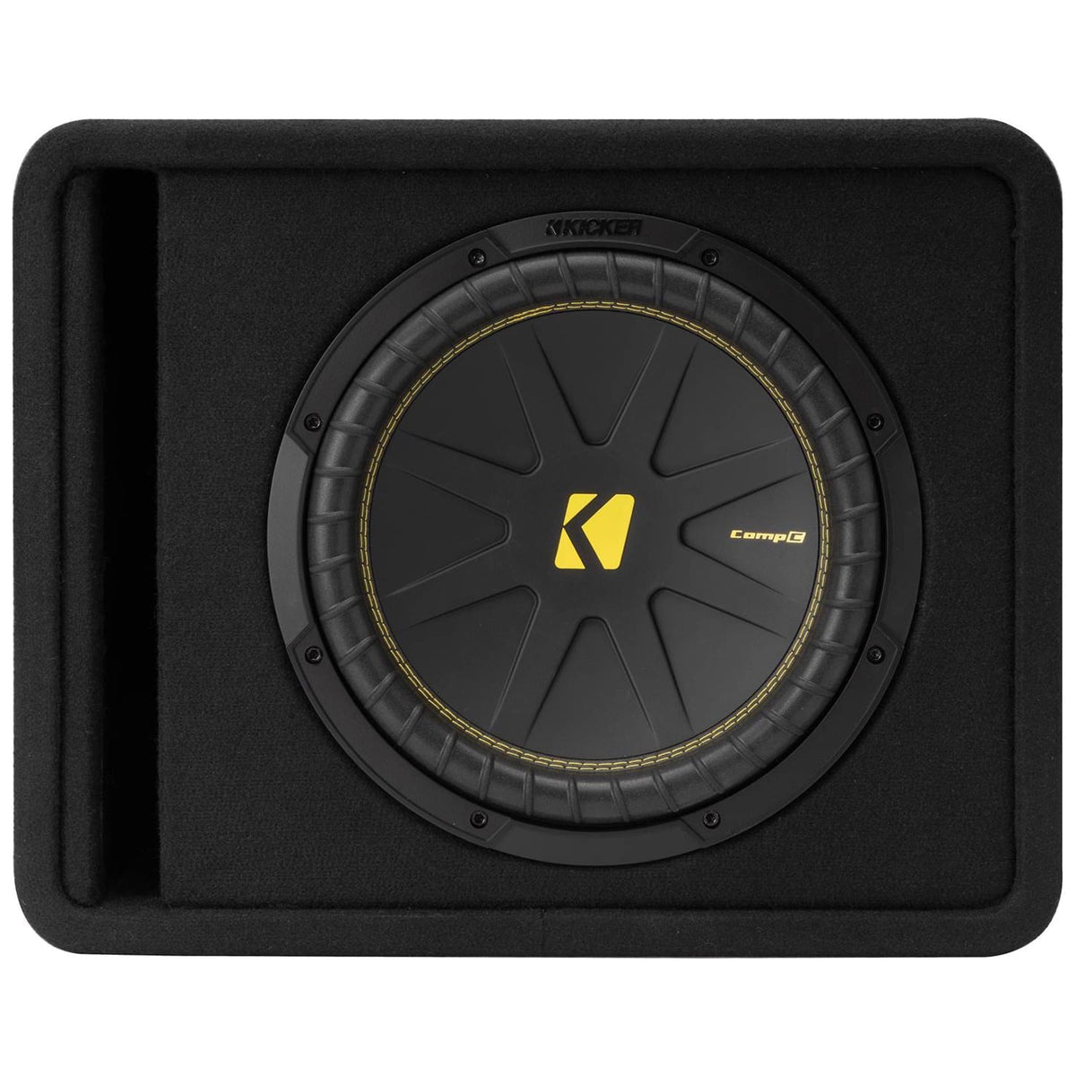 Kicker 50VCWC124 CompC 12600-Watts Peak Subwoofer 4-Ohm Vented Sub Box
