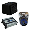 Kicker VL7S12 Car L7 Loaded 12Sub Box Enclosure 44VL7S122 & HA-A400.1