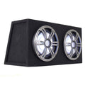 LightRage088 - Dual 8 Inch 800 Watt Car Audio Subwoofer Enclosure with RGB Illumination