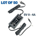 Lot of 50 New Challenger Cable Switching Power Supply Adapter 5V 0-4A OEM