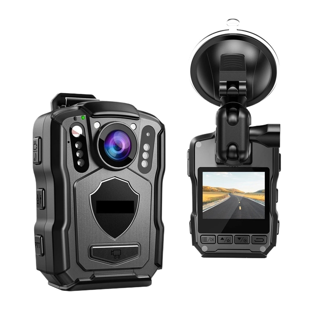 M5 Police Body Cam GPS Recorder 1440P Body Mounted Cam 128G Bodycam Night Vision IP67 Dashcam 4200mAh Battery Body Camera