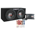 MTX 121200W Dual Loaded Car Subwoofer Audio, Sub Box, Amplifier & Amp Kit
