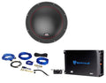 MTX 5510-44 10800 Watt DVC Car Audio Subwoofer Sub+Mono Amplifier+Amp Kit