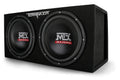 MTX Audio TNE212DV Dual 12'' Vented 2¦¸ Enclosure for Car Audio Subwoofer