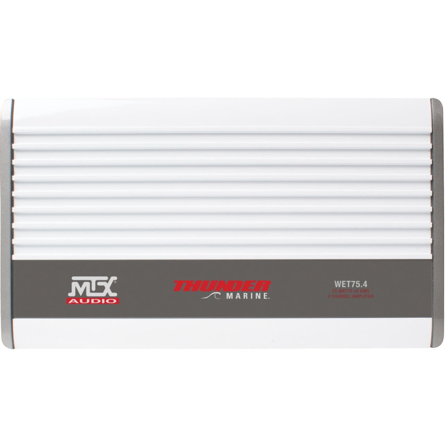 MTX WET WET75.4 Marine Amplifier, 400 W RMS, 4 Channel, Class AB
