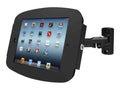 Compulocks Space Swing Arm iPad 9.7 Wall Mount Black - Enclosure - Anti-Theft - for tablet - aluminum - black - wall-mountable