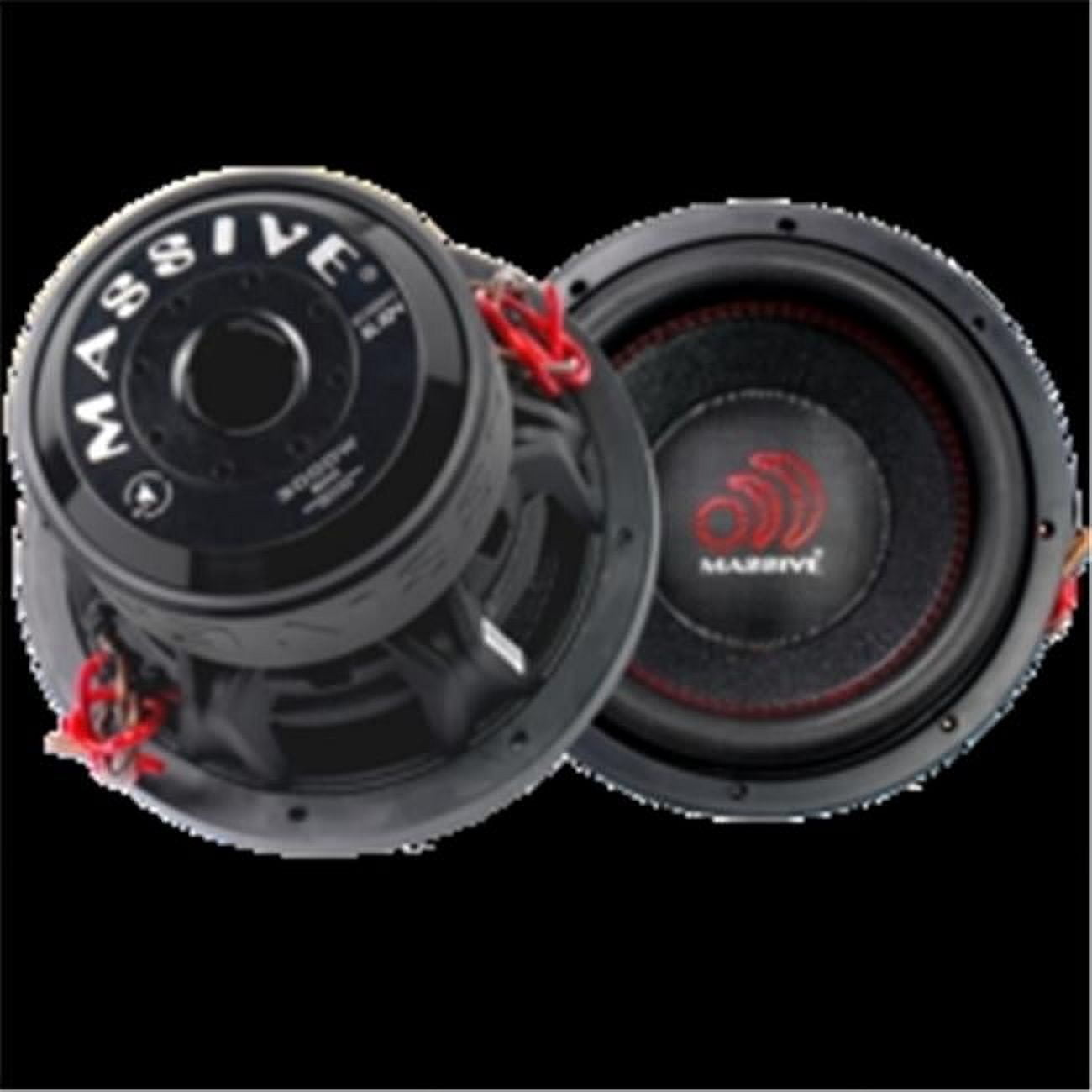 Massive Audio SUMMOXL 104 10 in. Audio Subwoofer Dual 4 Ohm 1500 RMS & 3000W Maximum
