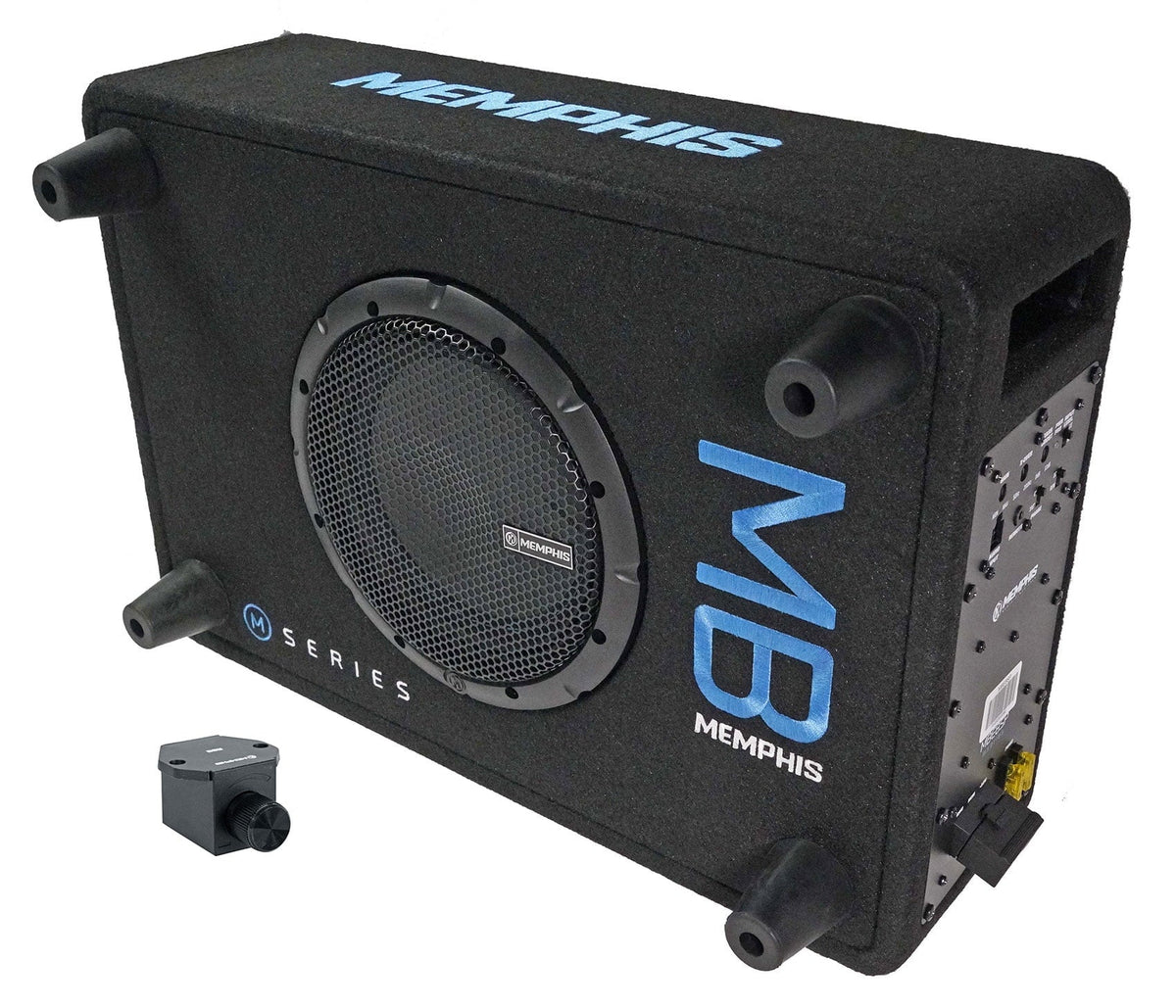 Memphis Audio MBE8SP 8300w Powered Loaded Car Subwoofer in Sub Box Enclosure