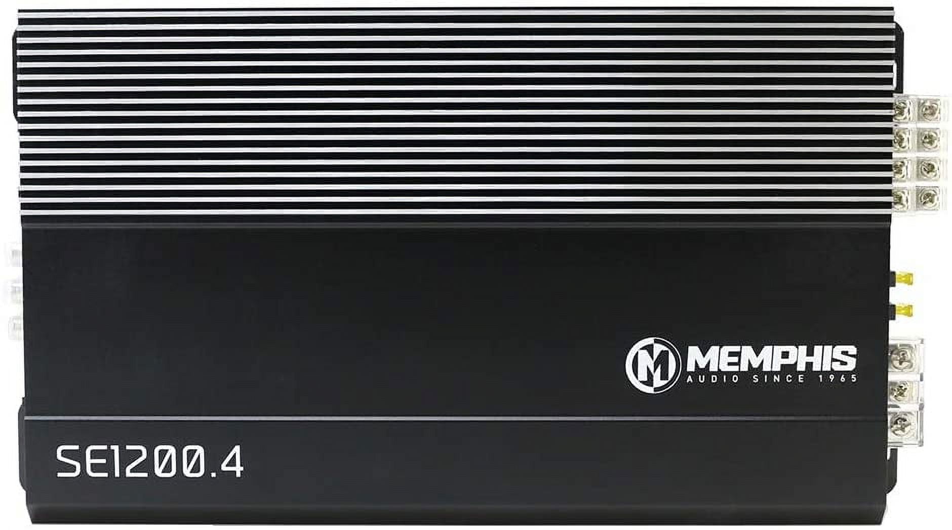 Memphis Audio SE1200.4 Street Edge 1200W 4-Channel Car Audio Amplifier