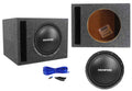 Memphis Audio SRX1040 10400w SRX 4 Ohm Car Subwoofer+Vented Sub Box Enclosure