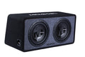 Memphis PRXE12D2 12inch Dual 2 Ohm Load Enclosure with Two-tone Embroidered Carpet