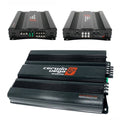 NEW Cerwin-Vega CVP1600.4D 1600 Watt 4 Channel Class D Car Audio Amplifier Amp Bundle