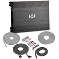 NVX NDA101 with Amplifier Wiring Kit 500W RMS 1-Ohm Stable Monoblock Amplifier Package