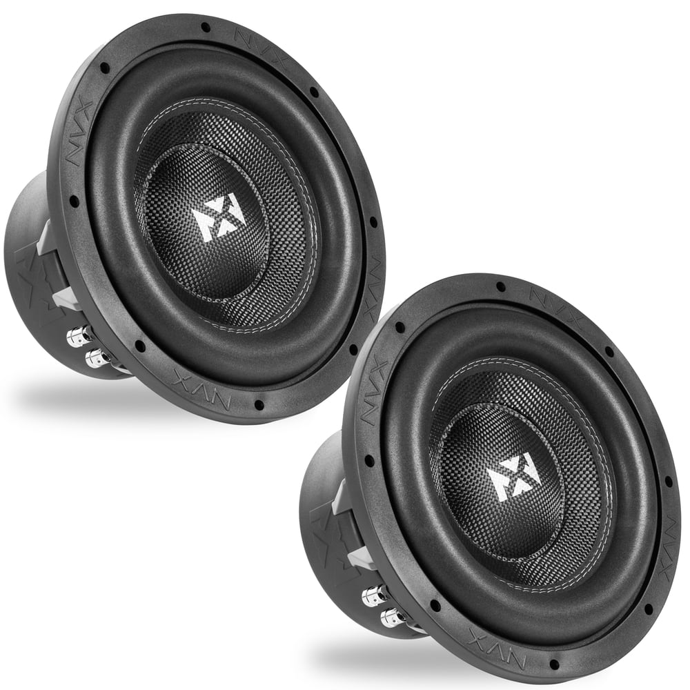 NVX VCW102 10Car Audio Subwoofers 3000W Peak 2x Package (38 lbs Total) 10Dual 2-ohm Subwoofer