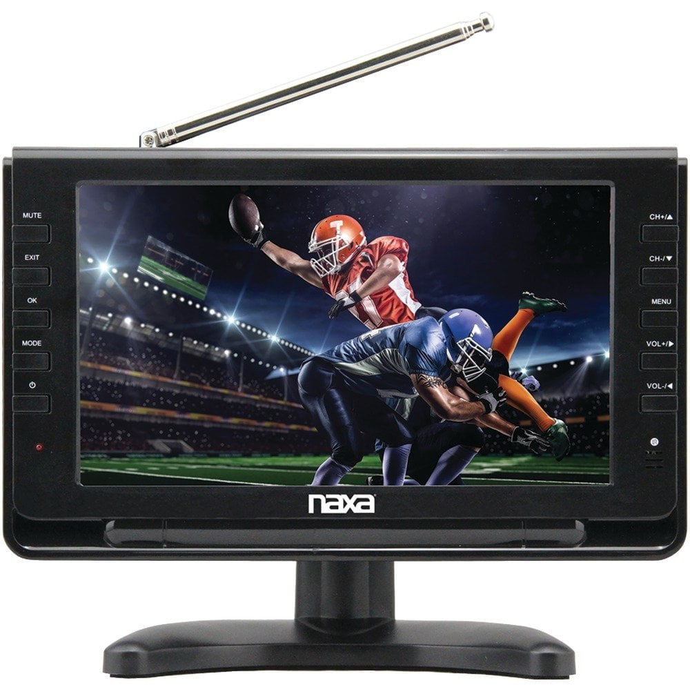 Naxa 9Portable TV & Digital Multimedia Player with FM Radio and Car Adapter and Mini Stand